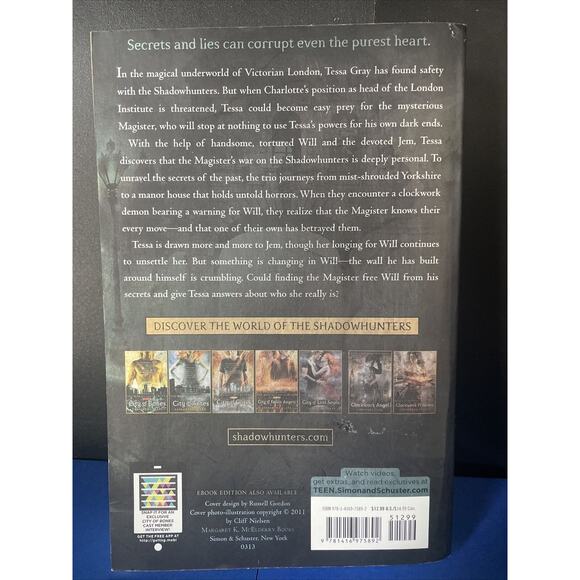 The Infernal Devices Ser.: Clockwork Prince by Cassandra Clare (2013, Trade... - Picture 9 of 10